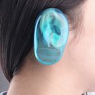 Προστατεύστε τις καλύψεις αυτιών σιλικόνης, μπλε σαφές αυτί σιλικόνης για την προσωπική χρήση/Hairdressing σαλόνι