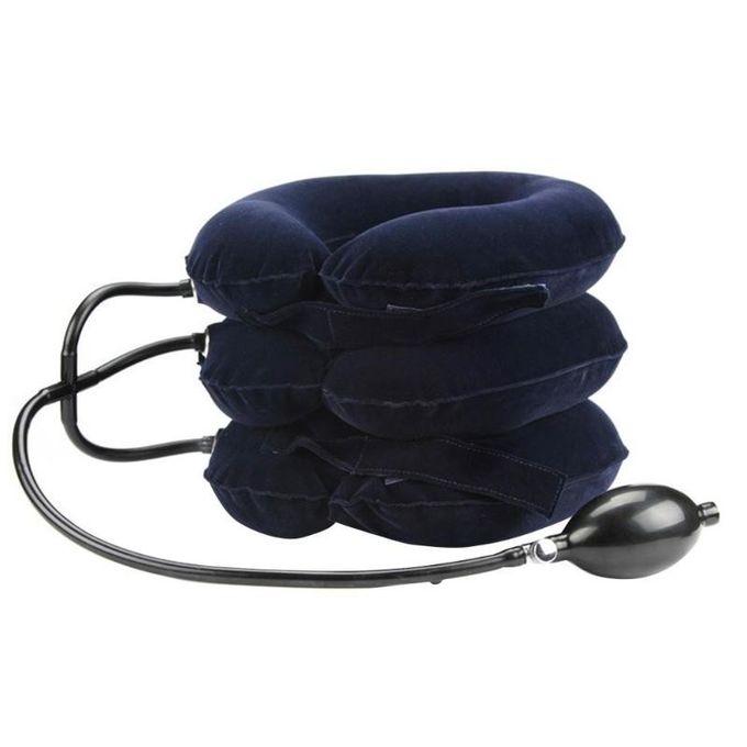 Άνετο θερμαμένο λαιμών υλικό σουέτ περιλαίμιων Massager διογκώσιμο για την ανακούφιση πόνου λαιμών
