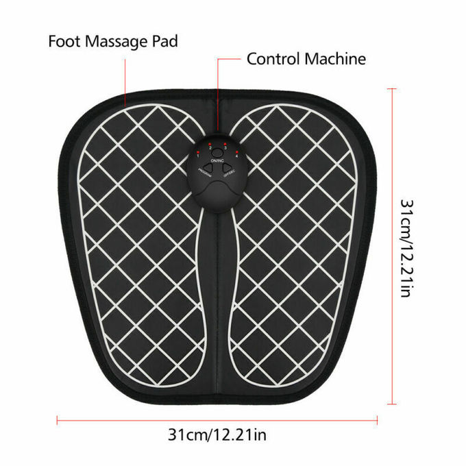 Επανακαταλογηστέα κυκλοφορία Massager, μαξιλάρι 6 τρόπος 10 ποδιών μασάζ ποδιών EMS ένταση